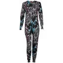Influence Women's Neon Print Onesie - Multi - S-M - Multi Afbeelding 1