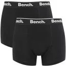 Bench Men's 2-Pack Boxers - Black - S - Zwart Afbeelding 1