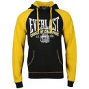 Everlast Men's Brushback Sweatshirt - Black/Yellow - S - Black/Yellow Afbeelding 1
