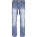 Crosshatch Newport Denim Jeans voor Heren - Stone Wash - 30S - Stone Wash Afbeelding 1