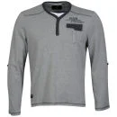 Kangol Men's Trans Jersey Long Sleeved T-Shirt - Grey Marl - S - Grijs Afbeelding 1