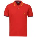 Kangol Men's Glute Polo-Shirt - Light Red - S - Light Red Afbeelding 1