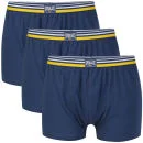 Everlast Mens 3-Pack Boxers - Marineblauw - S - Navy blauw Afbeelding 1