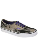 Vans Authentic Canvas Trainers - Acid Denim Black - 3 - (Acid Denim) black Afbeelding 1
