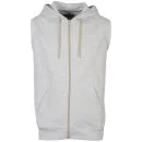 Brave Soul Mouwloze Colombob Trui met Capuchon voor Heren - Roomwit - S - beige Afbeelding 1
