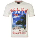 Tokyo Laundry Men's Chacer T-Shirt - Ivory - S - Ivory Afbeelding 1