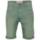 Brave Soul Men's Venice Denim Shorts - Green