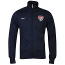 Nike Men's Usa Authentic N98 Track Top - Navy/White - S - Navy/White Afbeelding 1