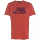 Animal Men's Loggs Graphic T-Shirt - Lava Red - S - Rood Afbeelding 1