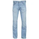 Smith & Jones Men's Usario Straight Fit Jeans - Light Wash - 30S - Blauw Afbeelding 1