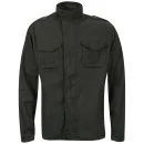 Brave Soul Men's Strong Zip Thru Cotton Twill Jacket - Charcoal - S - Charcoal Afbeelding 1