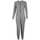 Influence Women's Houndstooth Print Onesie - Black & White - S-M - Black & White Afbeelding 1