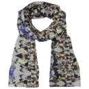 Vero Moda Mauanta Long Scarf - Black/Grey - One size - Zwart Afbeelding 1