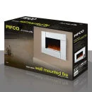Wall Mounted Mirrored Fire with Pebble Afbeelding 1