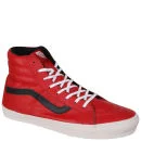 Vans Sk8-Hi Top Leather Trainers - Chilli Pepper / Black - 6 - (Leather) chili pepper/black Afbeelding 1
