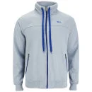 Slazenger Men's Gascoigne Track Top - Grey/Crown Blue - S - Grey/Crown Blue Afbeelding 1