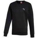 Puma Men's Essential Crew Neck Sweatshirt - Black - S - Zwart Afbeelding 1