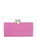 Ted Baker Women's Ronee Enamel Heart Matinee Purse - Neon Pink Afbeelding 1