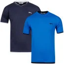 Slazenger Men's 2-Pack T-Shirt - Blue/Navy - S - Blue/Navy Afbeelding 1
