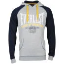 Everlast Men's Brushback Sweatshirt - Grey/Navy - S - Grey/Navy Afbeelding 1