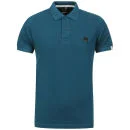 Bench Men's Resting Polo Shirt - Legon Blue - S - Legon Blue Afbeelding 1