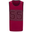 55 Soul Men's Mistral Mesh Vest - Red/Black - S - Rood/Zwart Afbeelding 1