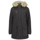 ONLY Women's London Fur Trim Coat - Black - XS/UK 4 - Zwart Afbeelding 1