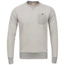Boxfresh Men's Halle Utility Crew Sweatshirt - Grey Marl - S - Grijs Afbeelding 1