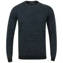 Jack & Jones Men's Frosting Knit - Black Navy - S - Black Navy Afbeelding 1