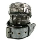 Lowlife Men's Grip Metal Belt - Slate/Pewter - S - Slate/Pewter Afbeelding 1