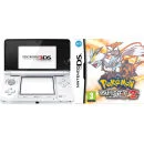Nintendo 3DS Console (Ice White) Bundle Includes: Pokémon White 2 Afbeelding 1