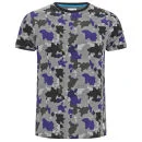 Boxfresh Men's Learmonth T-Shirt - Neo Camo - S - Grijs Afbeelding 1