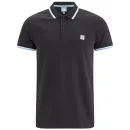 Bench Men's Piqued Competitor Polo Shirt - Black - S - Zwart Afbeelding 1