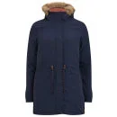 ONLY Women's Lucca Contrast Parka - Navy Blazer - XS/UK 4 - Blauw Afbeelding 1