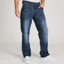 Bench Men's Molecule Loose Fit Jeans - Mid Vintage Wash - 30R - Mid Vintage Afbeelding 1