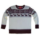 Christmas Jumper Unisex - Crazy Grandma - S - Brown Afbeelding 1