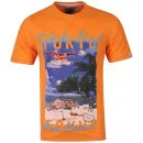 Tokyo Laundry Men's Chacer T-Shirt - Firecracker Orange - S - Firecracker Orange Afbeelding 1