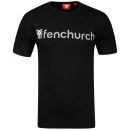 Fenchurch men's Jersey Word T-Shirt - Black/White/Paloma Grey - S - Black/White/Paloma Grey Afbeelding 1