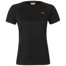 Puma Women's Drycell Running T-Shirt - Black/Grey - 10 - Zwart/Grijs Afbeelding 1