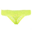 Bjorn Borg Women's Lace Thong - Yellow - XS - Geel Afbeelding 1
