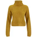 Vero Moda Women's Vernice High Neck Jumper - Bronze - UK 8 - Bronze Afbeelding 1