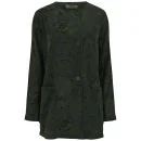 ONLY Women's Ellen Floral Spring Coat - Khaki - XS/UK 6 - Groen Afbeelding 1