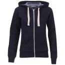Brave Soul Women's Adrian Hooded Zip Through - Navy - S - Navy blauw Afbeelding 1
