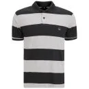 Bench Men's Impede Polo Shirt - Black/Grey Marl - S - Black/Grey Marl Afbeelding 1