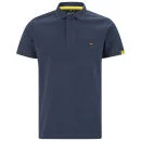 Bench Men's Resting Polo Shirt - Dress Blue - S - Dress Blue Afbeelding 1