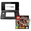 Nintendo 3DS Console (Cosmic Black) Bundle: (Includes LEGO Pirates Of The Caribbean: The Video Game) Afbeelding 1
