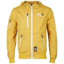 Crosshatch Men's Gable Hooded Zip Through Windbreaker Jacket - Mineral - S - Mineral Afbeelding 1