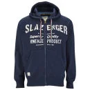 Slazenger Men's St. John Zip Thru Applique Hoody - Navy