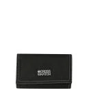 Crosshatch Men's Fold Wallet - Black/Silver Afbeelding 1