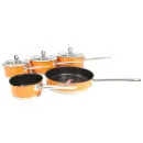 Morphy Richards Accents 5 Piece Pan Set - Orange Afbeelding 1